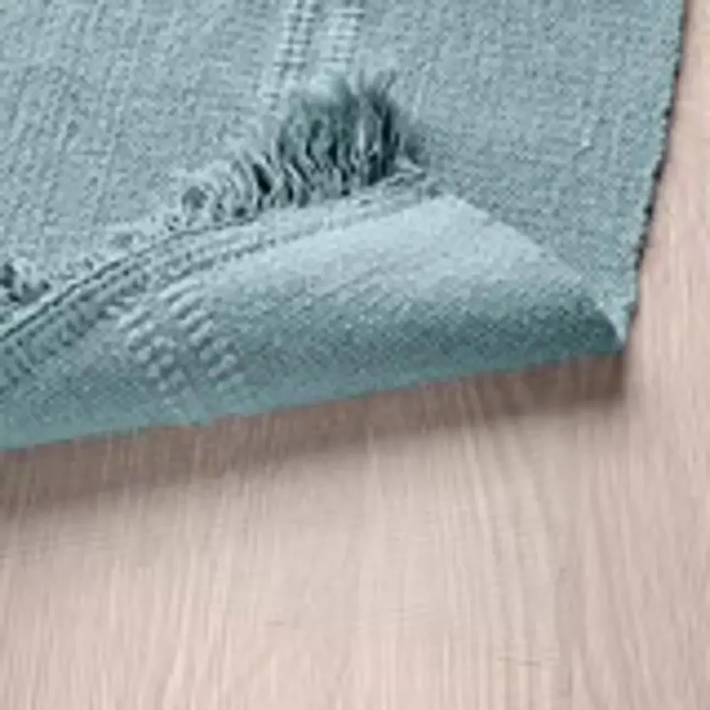 IKEA SORTSÖ Light Blue Flat Woven Rug Style Meets Practicality for Modern Homes